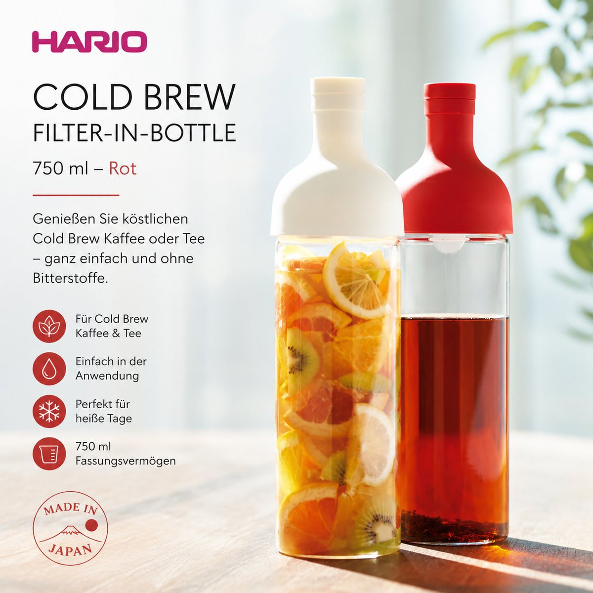 HanairoD6523's tweet photo. Sommer, Sonne und kalter Tee! ☀️🧊🍋
Mit der HARIO Cold Brew Filter-in-Bottle kannst du ganz einfach erfrischenden Cold Brew Tea zubereiten – perfekt für heiße Sommertage. 🌿🍹
👉
https://t.co/jnIDhcaw0n
#HARIO #ColdBrew #ColdBrewTea #Eistee https://t.co/MTAWGNJ6Wd