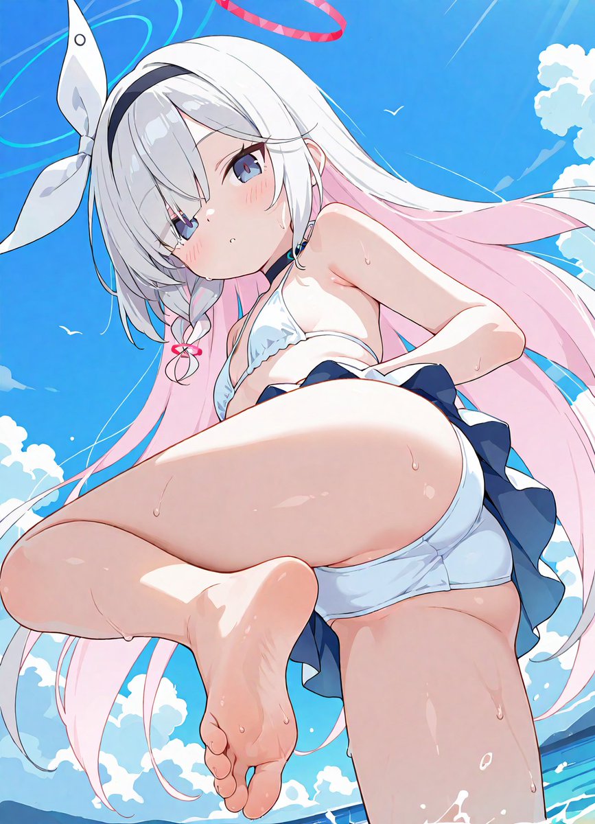 utsuwa01's tweet photo. 真夏のスプラッシュタイム 
/プラナ #BlueArchive 
SFW anime-style illustration. No nudity. https://t.co/KYkF3HwJEj