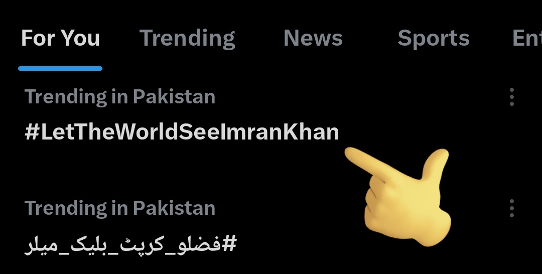 KaliwalYam's tweet photo. سب جوائن کریں، ٹاپ پر لیکر آئیں 🚨
#LetTheWorldSeeImranKhan https://t.co/U24u90DmuS