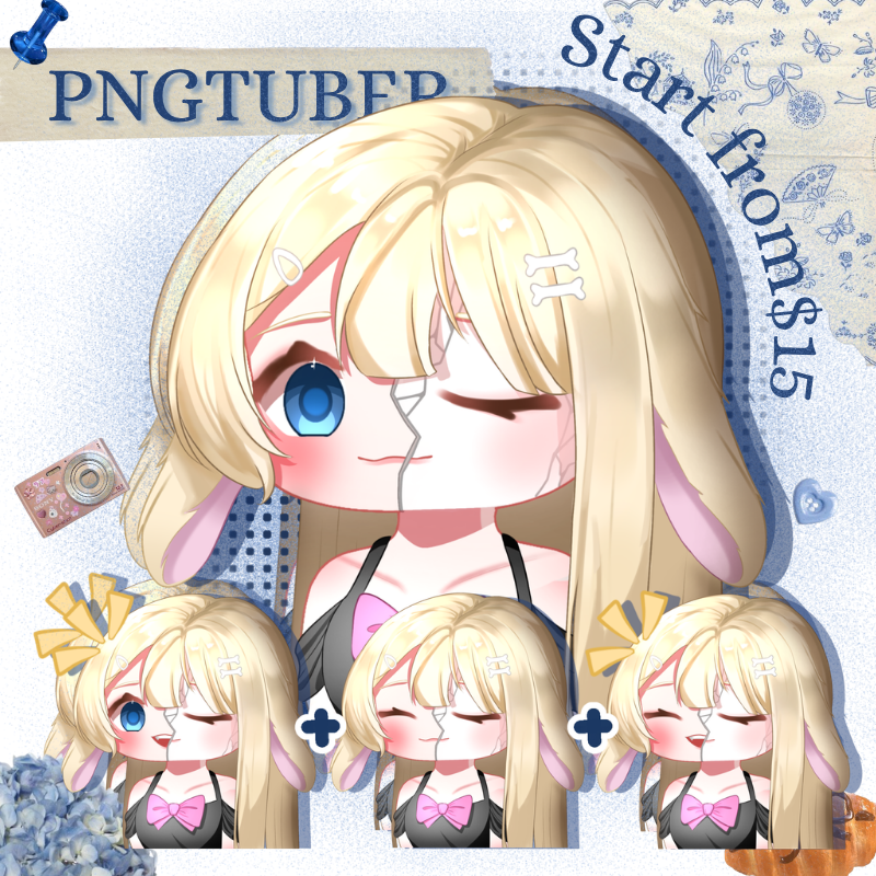 Mayeoneshimouse's tweet photo. ✦ PNGTuber COMMISSION OPEN!

Starting from $15 ✨

I create custom PNGTuber avatars with:
✧ Idle
✧ Blinking
✧ Idle+Talking
✧ Blinking+Talking
DM me if you're interested 💌
#PNGTuber #VtuberArtist #ENVtuber https://t.co/vz3owZgRNV