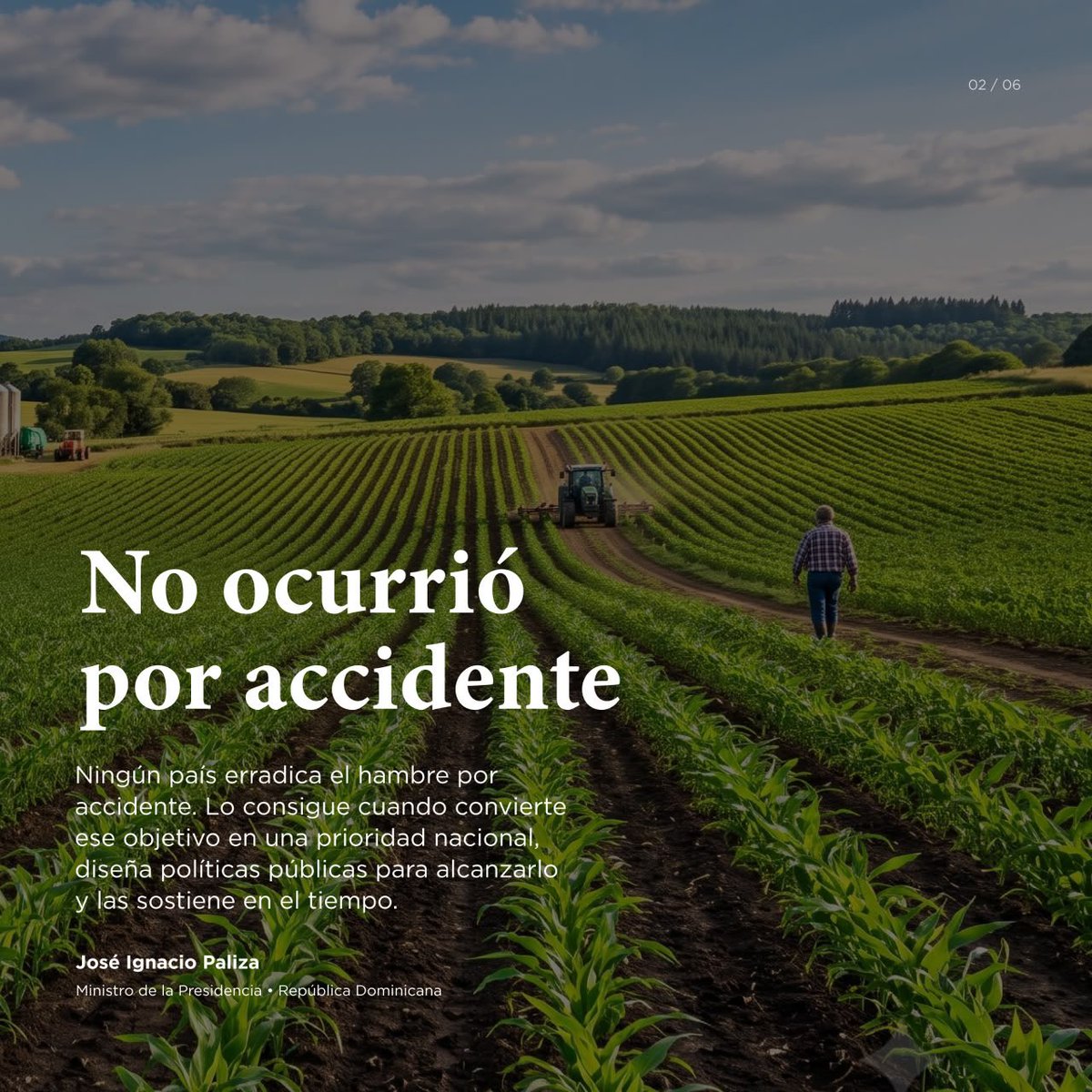 JosePaliza's tweet photo. Comparto algunas de las principales ideas 💭 del articulo de nuestra autoría publicado en @DiarioLibre titulado “Hambre Cero: la decisión política de un país que siembra oportunidades”. 

Les invito a leerlo completo en👇

https://t.co/cSwjMUgWyf https://t.co/sGHA25Aqwn