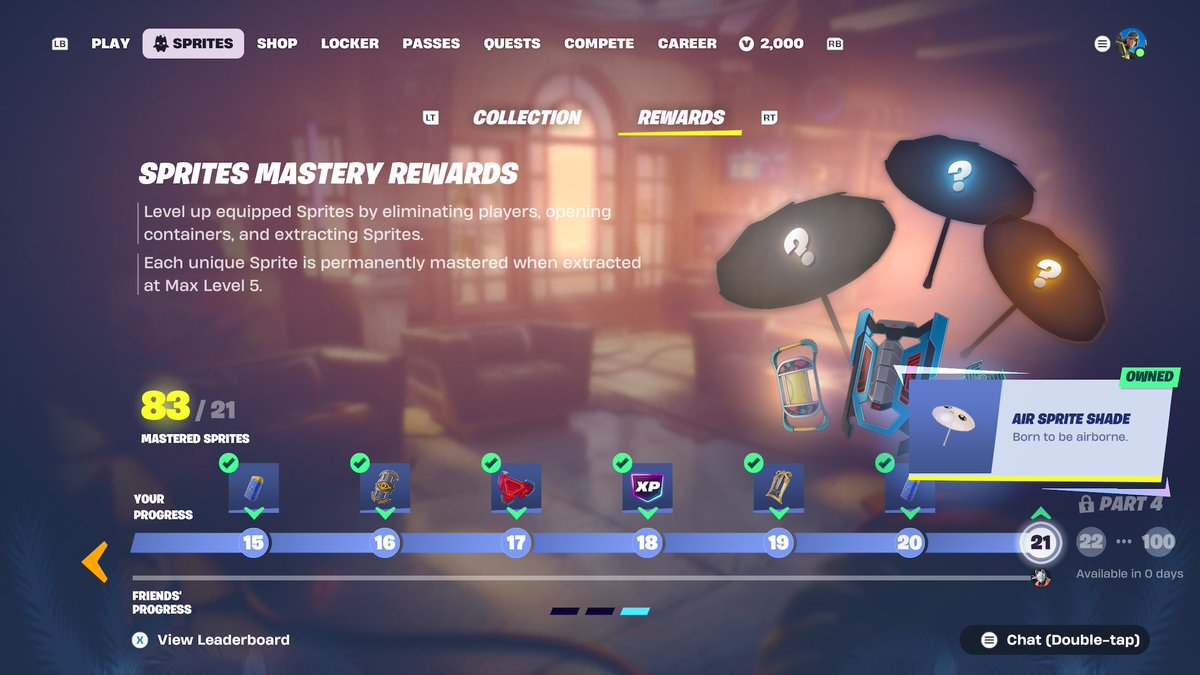 HGetty29's tweet photo. @FortniteStatus  this is the 3rd time y’all havent released the next mastery rewards properly 😭 https://t.co/vR6VoBCK8e