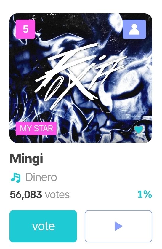 mingtisverse's tweet photo. We've made it up to 5th place! The Best Music category on FANNSTAR has 10 days left. First place will receive a trophy at the upcoming The Fact Music Awards, which ATEEZ will be attending.

Vote here: https://t.co/0ImyBzXPtw

#ATEEZ #MINGI
#에이티즈 #민기 #송민기 https://t.co/0nSKb0ok5b