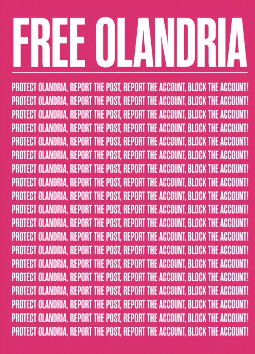 okayblistenup's tweet photo. FREEE OLANDRIA. FREEE OLANDRIA. FREEE OLANDRIA. FREEE OLANDRIA. FREEE OLANDRIA. FREEE OLANDRIA. FREEE OLANDRIA. FREEE OLANDRIA. FREEE OLANDRIA. FREEE OLANDRIA. FREEE OLANDRIA. FREEE OLANDRIA. FREEE OLANDRIA. FREEE OLANDRIA. FREEE OLANDRIA. FREEE OLANDRIA. https://t.co/EyQTe3MOw1