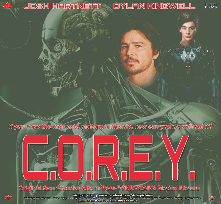 4StarPictures's tweet photo. If you have the means to perform a miracle, how can you do without it?

C.O.R.E.Y.

🎶 Human - Christina Perri.
Available on every Music Platforms.

This work is a figment of imagination. It is not based on profit or with the intent to harm anyone.
#fanart #fanfiction #fancasting https://t.co/JSMWRqEMX9