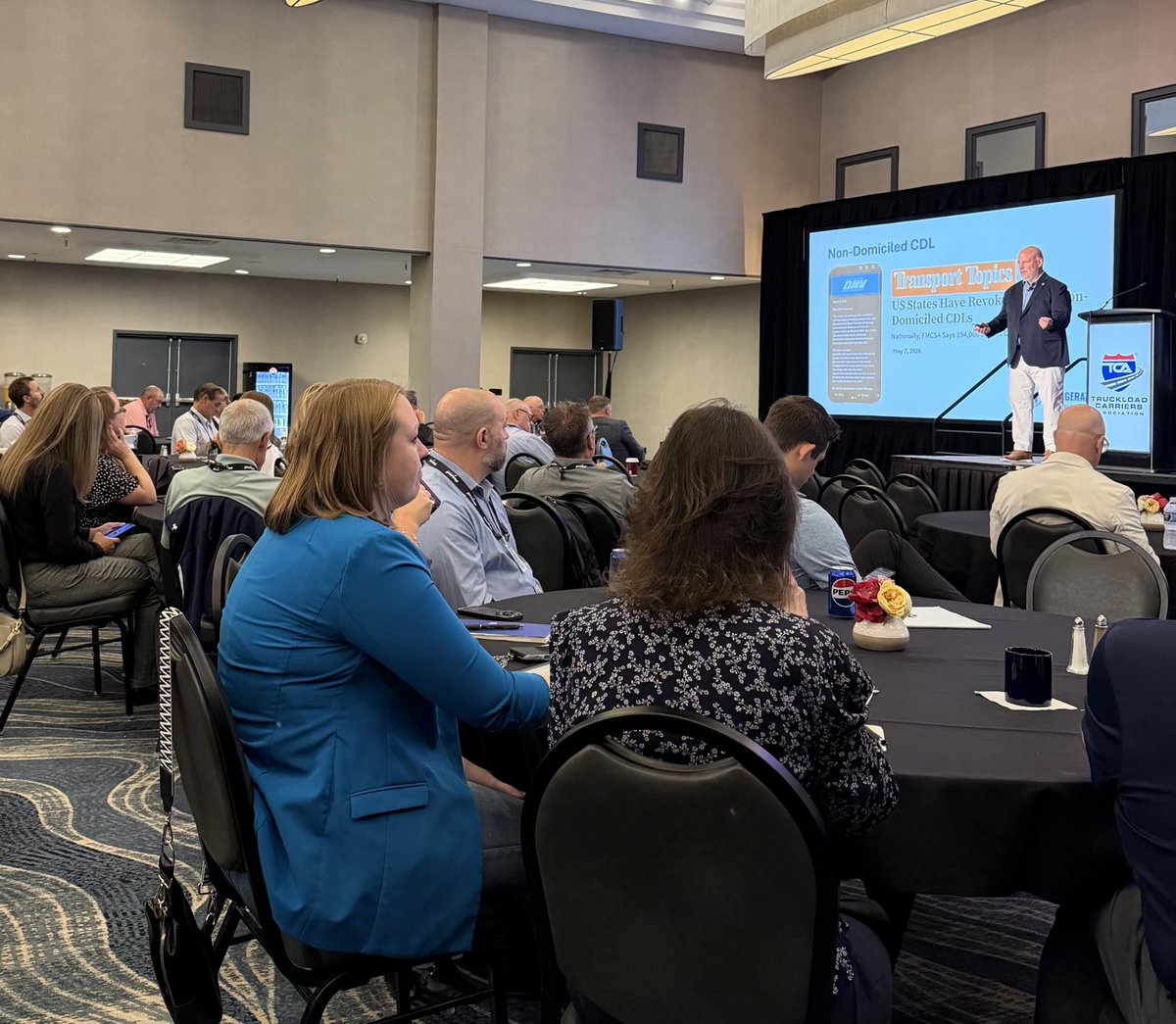 PaulBaileyforTN's tweet photo. Glad to welcome the Truckload Carriers Association to Nashville this morning.

We had a great discussion on cargo theft, infrastructure, insurance costs, and other issues impacting the trucking industry. I'll keep working to support the folks who keep Tennessee moving.

#TNSen15 https://t.co/Tm6lV0nK23