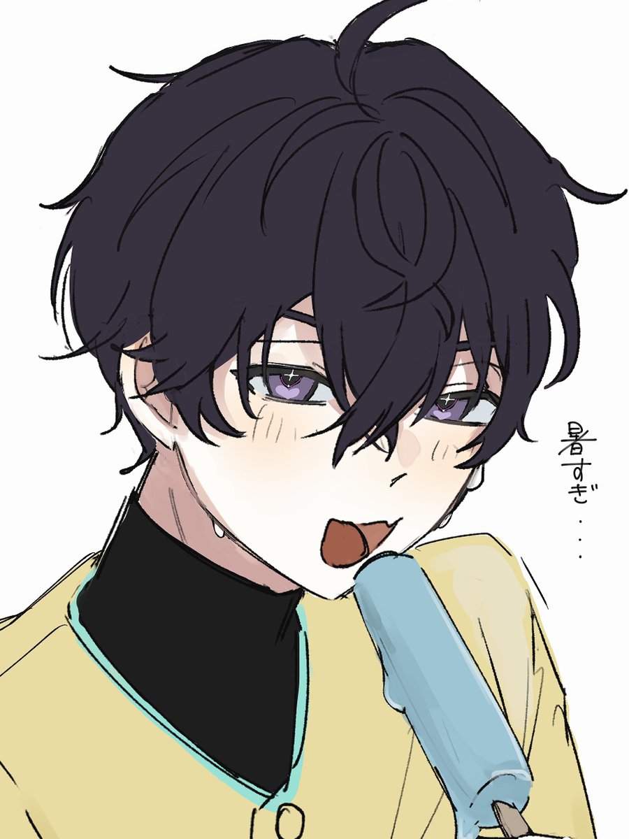l0v0b's tweet photo. 暑すぎて幻覚 https://t.co/3GkaI1kRFR