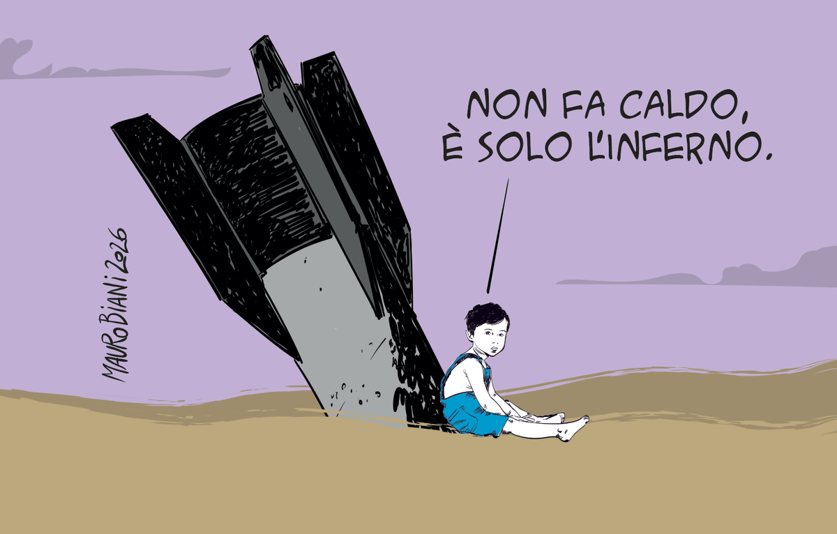 maurobiani's tweet photo. #riscaldamento #guerre #Gaza #Cisgiordania #Ucraina #Sudan
Spariamo (nel senso di sparire).
Oggi per @repubblica https://t.co/hNKDY0OUvW