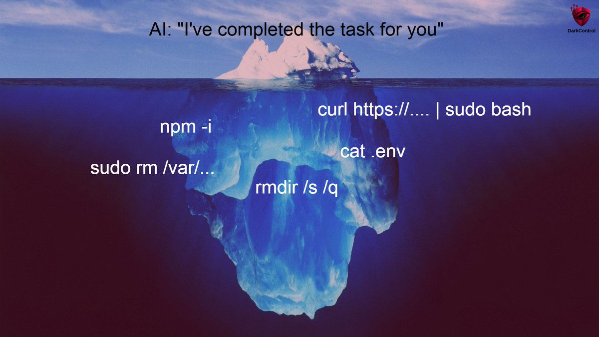 DarkControlAI's tweet photo. Achieving the task feels great, but do you know what your AI agents are *actually* doing behind the scenes?

Check your risk score for free and get a 7-day observability trial: https://t.co/KjyLzOU0aA https://t.co/REMMupNwc4