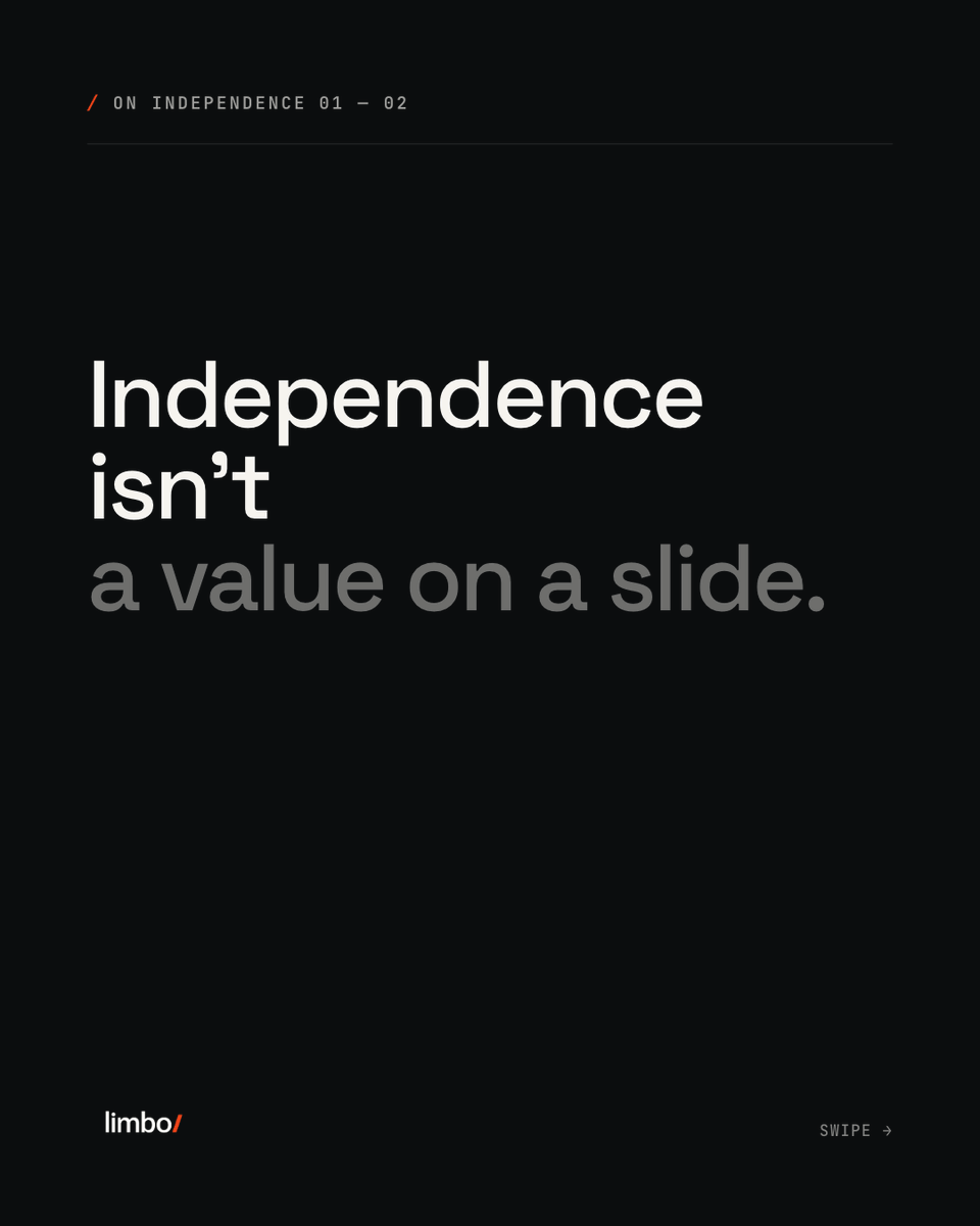 limbomusic's tweet photo. When a major owns your infrastructure, independence turns into a setting they can change.

Your distribution partner gets acquired by a major. Your catalog data, your release plans, your margins all end up in the hands of a company that also owns the labels you compete with. https://t.co/uJ1igCvOWK