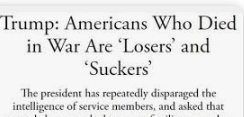 smc429's tweet photo. I don't know what it's going to take for the people get that Trump HATES our military, but he does and he doesn't hide it. 
Beg for his love all day if you must, Maga vets, but he's repulsed by you. https://t.co/scMc90XG9J