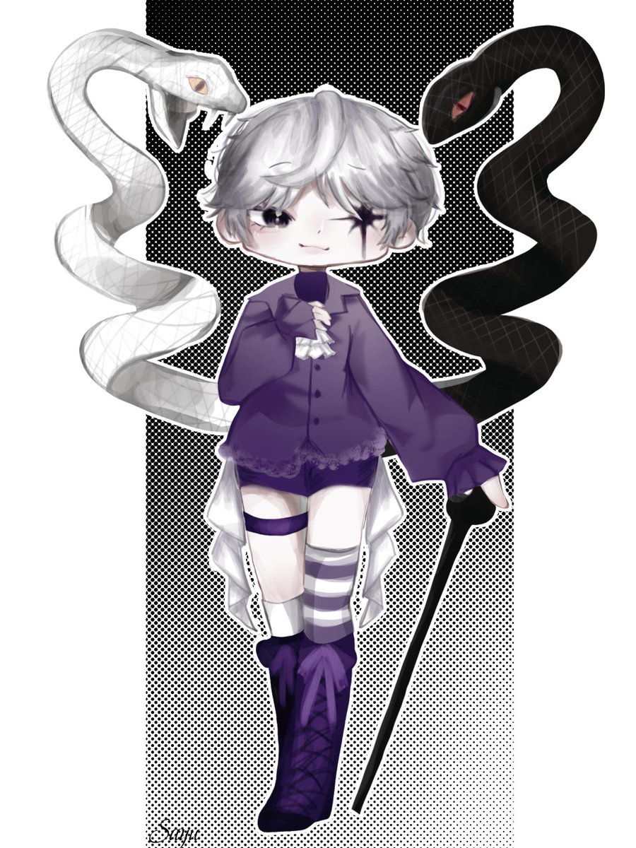 sayu_art_06's tweet photo. Hiss 🐍 #art #artist #artmoots #charaterdesign #oc https://t.co/l9DyRkamXx