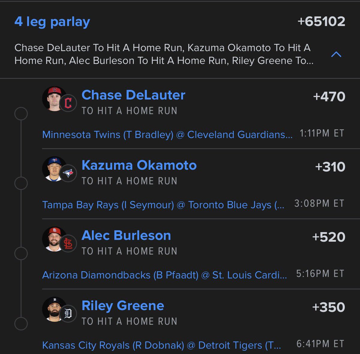 4thQuarterBets's tweet photo. Doing 100k wit this one 😈

@Playbook https://t.co/QfkGXr7gDR
