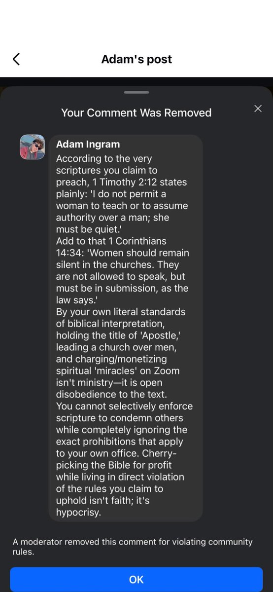 GODreal1's tweet photo. @kathrynkrick Another sad pathetic #FakeChristian https://t.co/DJdsZlABBM