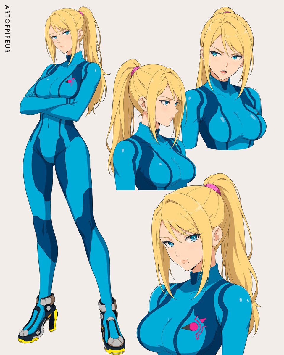 artofpipeur's tweet photo. Commissions Open! 🔥🔥 Leveling up my character sheets with more dynamic concept art! Practicing and defining my style with Zero Suit Samus. DM me for custom anime/game-inspired illustrations! https://t.co/I9n9LWlOYU