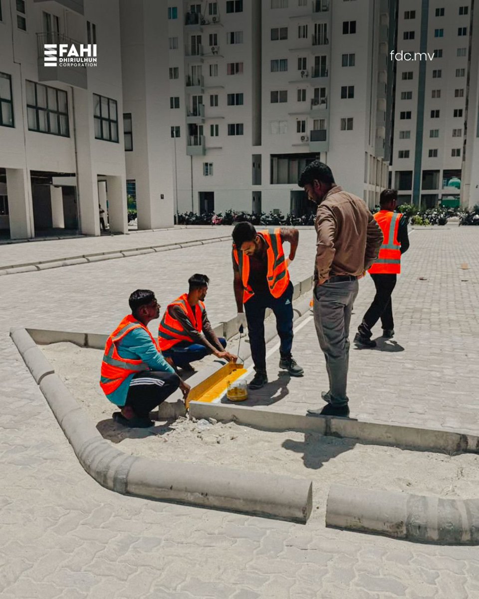 Fdc_mv's tweet photo. Landscaping Works – Painting of Designated Vehicle Parking Spaces at Aman Udhares Towers 14 &amp; 15
#FDC #betterlivingbrighterfuture https://t.co/3ziDZ5LKG7