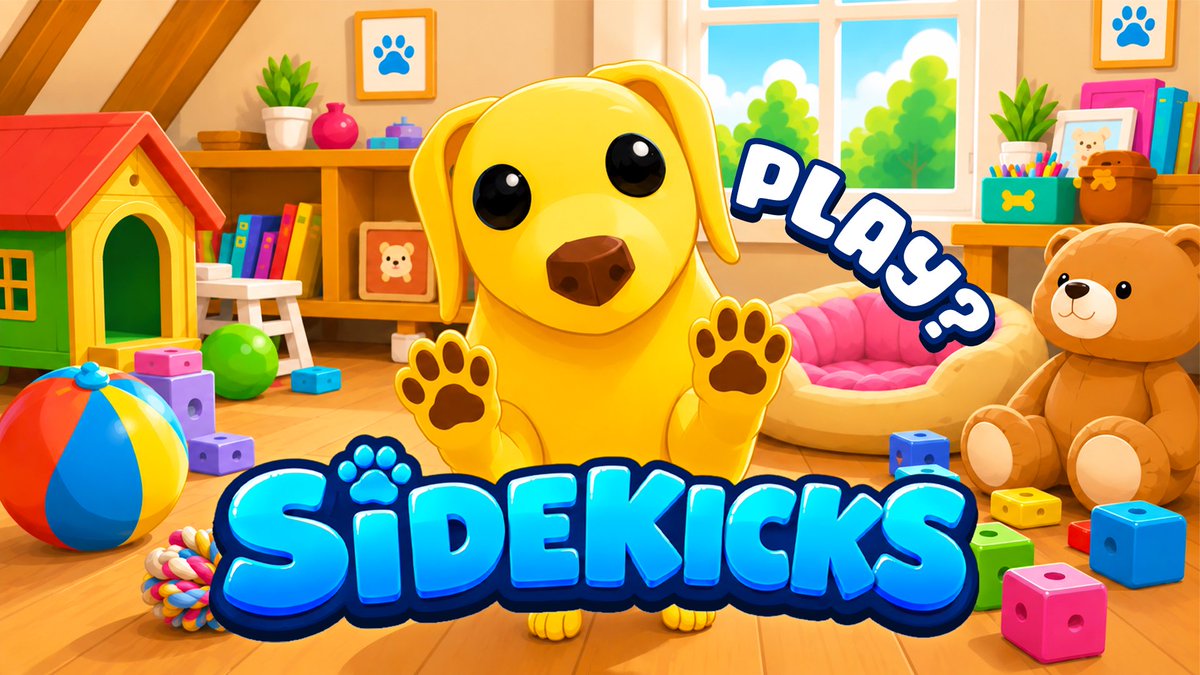 PhnxGames's tweet photo. 🎉 SIDEKICKS IS OFFICIALLY LIVE! 🐾

Adopt a companion, care for them, complete quests, grow crops, fish, design your dream home and explore the island with friends.

Your new adventure starts now. Who will become your Sidekick? ❤️

PLAY NOW 👇

7684-6247-2044 https://t.co/ebNYtwgrAi