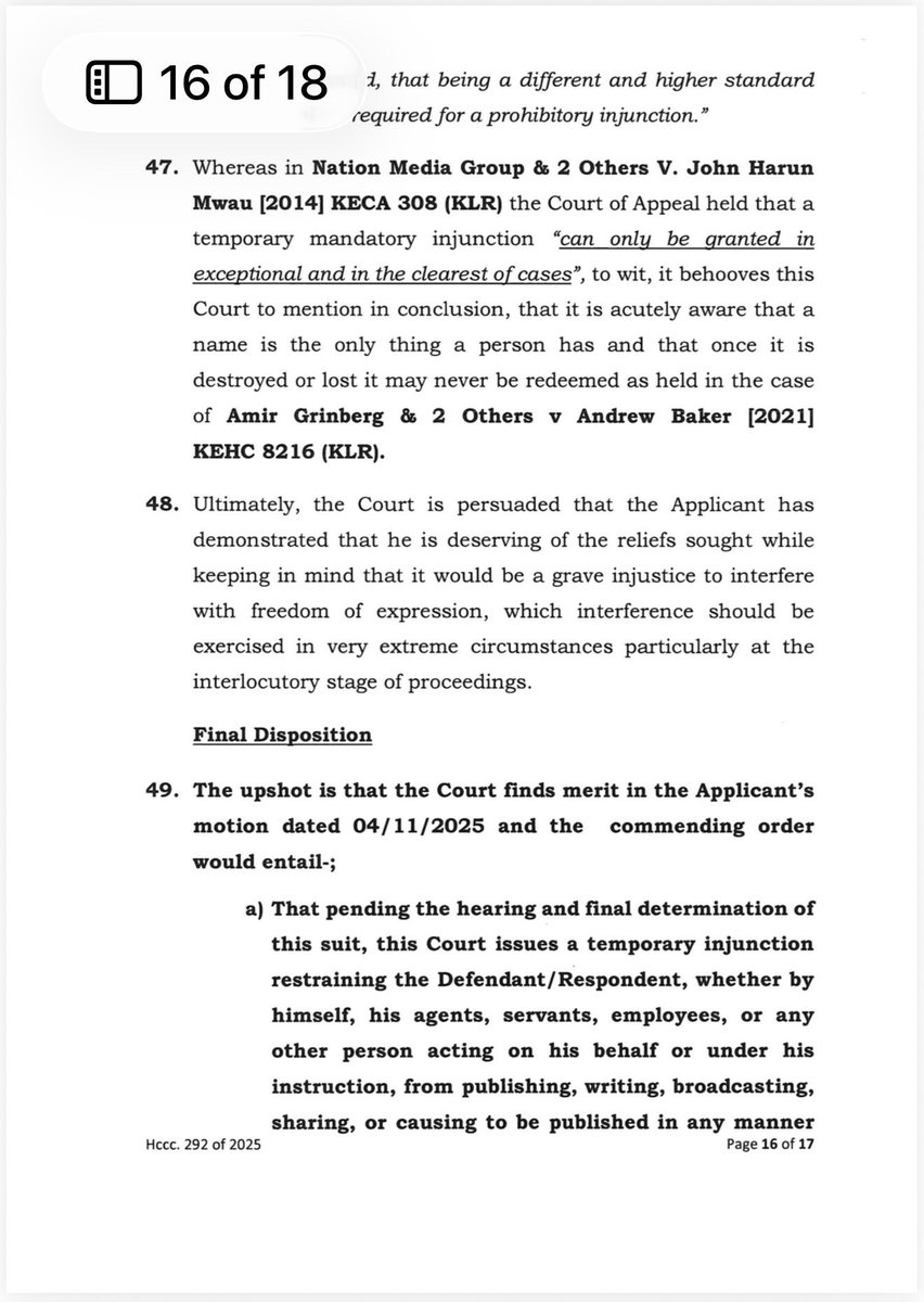 NelsonHavi's tweet photo. Isaac Lenaola v Nelson Havi was heard last week and determined today. Excellent efficiency. On the other hand, in the matter of estate of John Keen and Issac Lenaola v JSC and Nelson Havi are crawling. It is improbable that one can get a fair hearing before a Judge, in a case where a Judge is litigant. We are not fools!