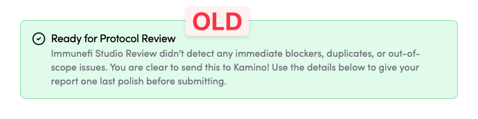 vidrepar's tweet photo. New UI for Immunefi Studio Review incoming!

You asked for a clear actionable metric, we implemented it 🤝

Limited spots. Want in? Comment 👇 https://t.co/VoVqFedH9x
