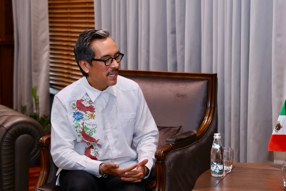 HoxhaFer's tweet photo. I was pleased to meet today with the new Ambassador of Mexico to Albania, H.E. Genaro Fausto Lozano Valencia. 🇦🇱🇲🇽

We reaffirmed the longstanding friendship between Albania and Mexico and exchanged views on further strengthening our bilateral partnership through enhanced political dialogue, parliamentary cooperation, economic and cultural exchanges, tourism, and greater engagement between our business communities.

We also underscored the importance of maintaining regular high-level contacts and further strengthening our constructive cooperation in multilateral fora.

I wished Ambassador Lozano every success in his mission and reaffirmed Albania’s readiness to work closely with him to further deepen the ties between our two countries and peoples.