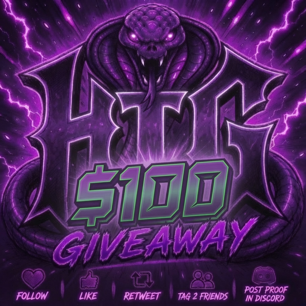 HolyTheGrail's tweet photo. 🐍 Slithery $100 Giveaway🐍

💸4 Winners • $25 Each 💸

⚠️Like,RT, Follow
⚠️Tag 2 Snakes
⚠️Post proof in discord

🚨Winners picked in 48hours

Double prize for code users! -> https://t.co/ovBhKC2NBd

https://t.co/8fJ8dVFgdO
https://t.co/5buo6KXOYd https://t.co/g0y8otKWk7