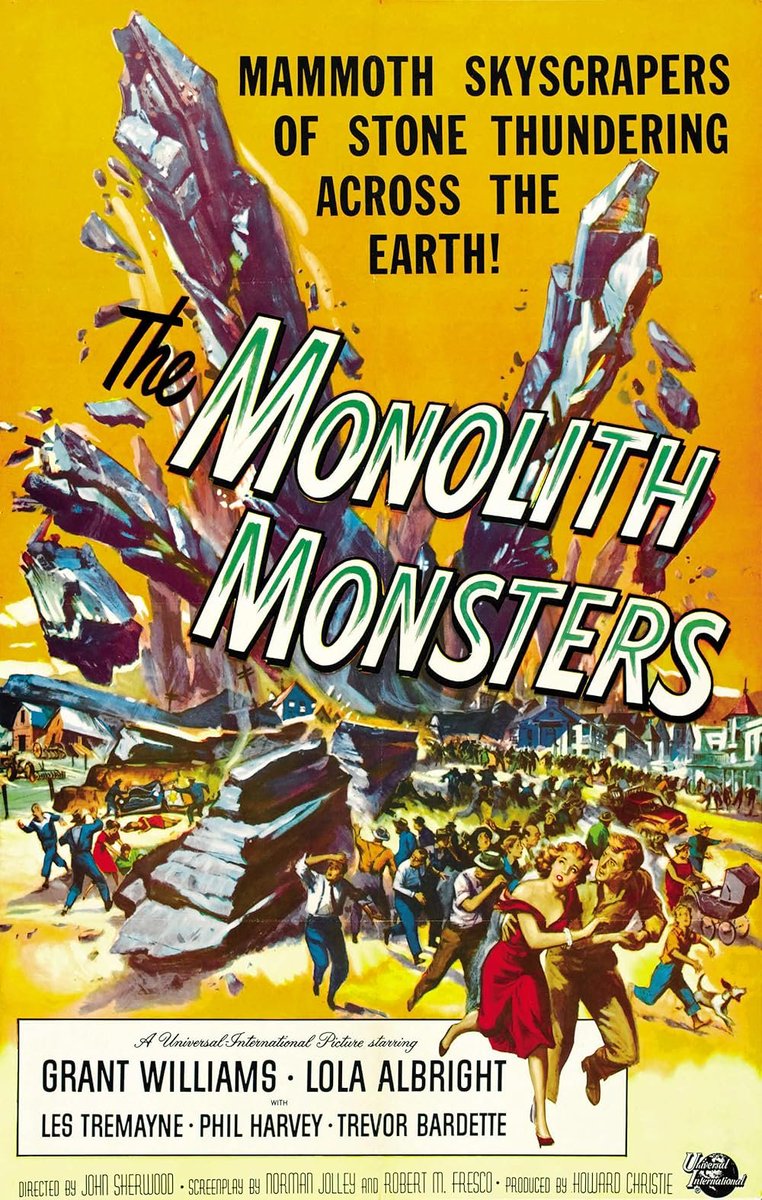 greayson2532's tweet photo. While researching C&C I discovered that the B-#movie science fiction film The Monolith Monsters (1957) directed by John Sherwood was the direct conceptual and visual inspiration for the creation of Tiberium the central narrative element and resource of
#commandandconquer (1995) https://t.co/uFFn6pvwbJ