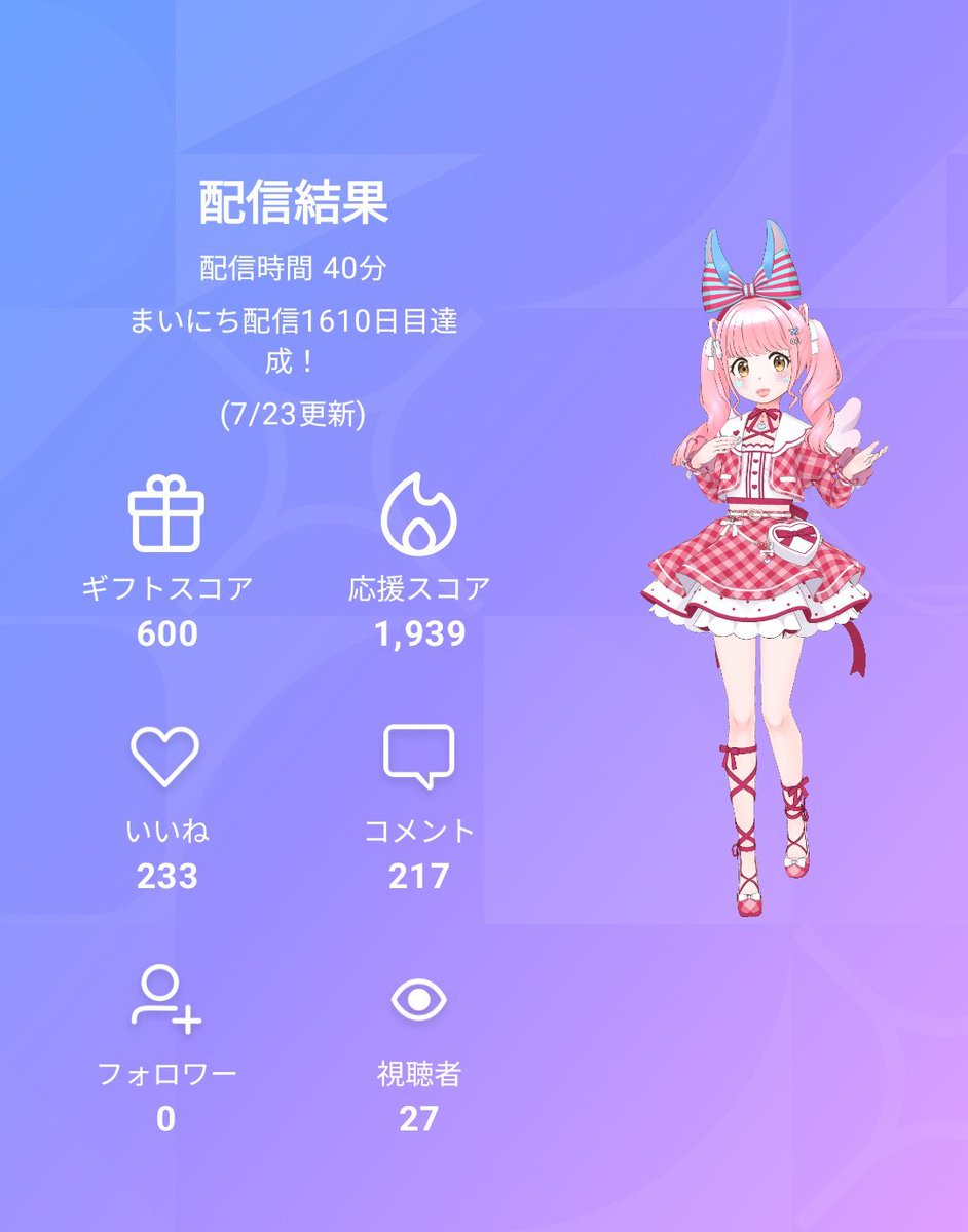 今日の朝配信☀️໒꒱ 意外と夏休みお家でゆっくり 過ごす人多くて