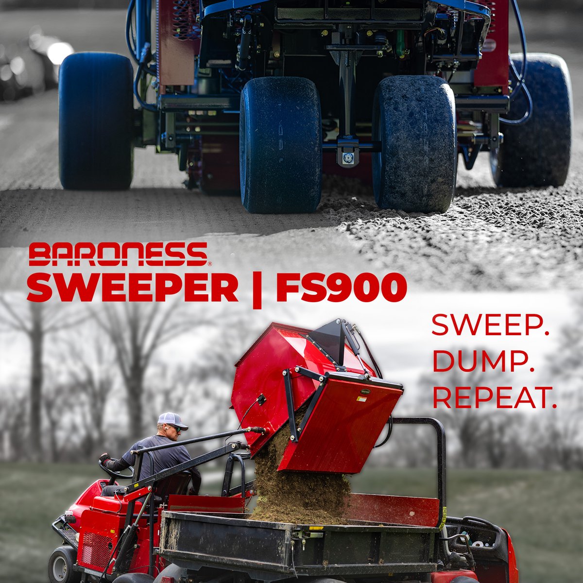 Baroness_USA's tweet photo. The Greens Sweeper everyone wants and can get now!
Contact your local Baroness dealer to set up a demo of the unit that Superintendents describe as a game changer! In stock and available!
Baroness FS900
#TurfManagement #SuperintendentLife #TurfEquipment #TurfSweeper #golfcoursmaintenance @baronessuk