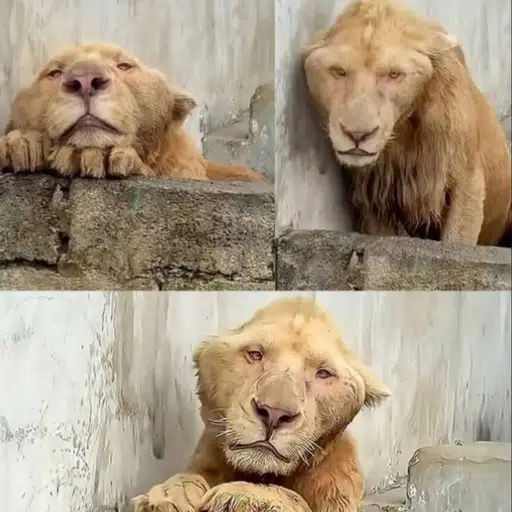 PetaIS0L's tweet photo. Neo the viral inbred lion got rescued from abuse and is now going viral on X, (FINALLY NAMED)

MILLIONS of views today already and people are saying 

"He is so retarded he has escaped the Matrix" 😂

Neo has been viral before, but we never knew his name, this is actually so bullish