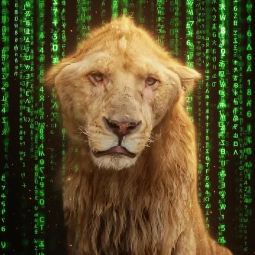 PetaIS0L's tweet photo. Neo the viral inbred lion got rescued from abuse and is now going viral on X, (FINALLY NAMED)

MILLIONS of views today already and people are saying 

"He is so retarded he has escaped the Matrix" 😂

Neo has been viral before, but we never knew his name, this is actually so bullish