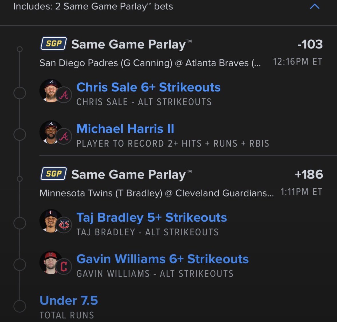 AllinLex_'s tweet photo. Money Maker Parlay ⚾️:

👀 This could be the cleanest Money Maker of the day.

@Playbook https://t.co/uVQZzJKFEc