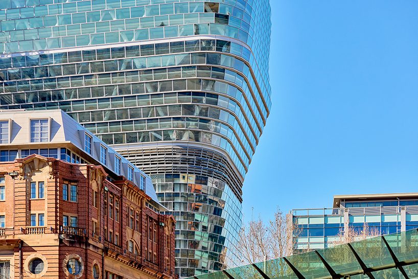 designboom's tweet photo. world's tallest timber tower reaches full height in sydney with design by @SHoPArchitects https://t.co/dbTeiQlHQq https://t.co/VbtcCmVcCm