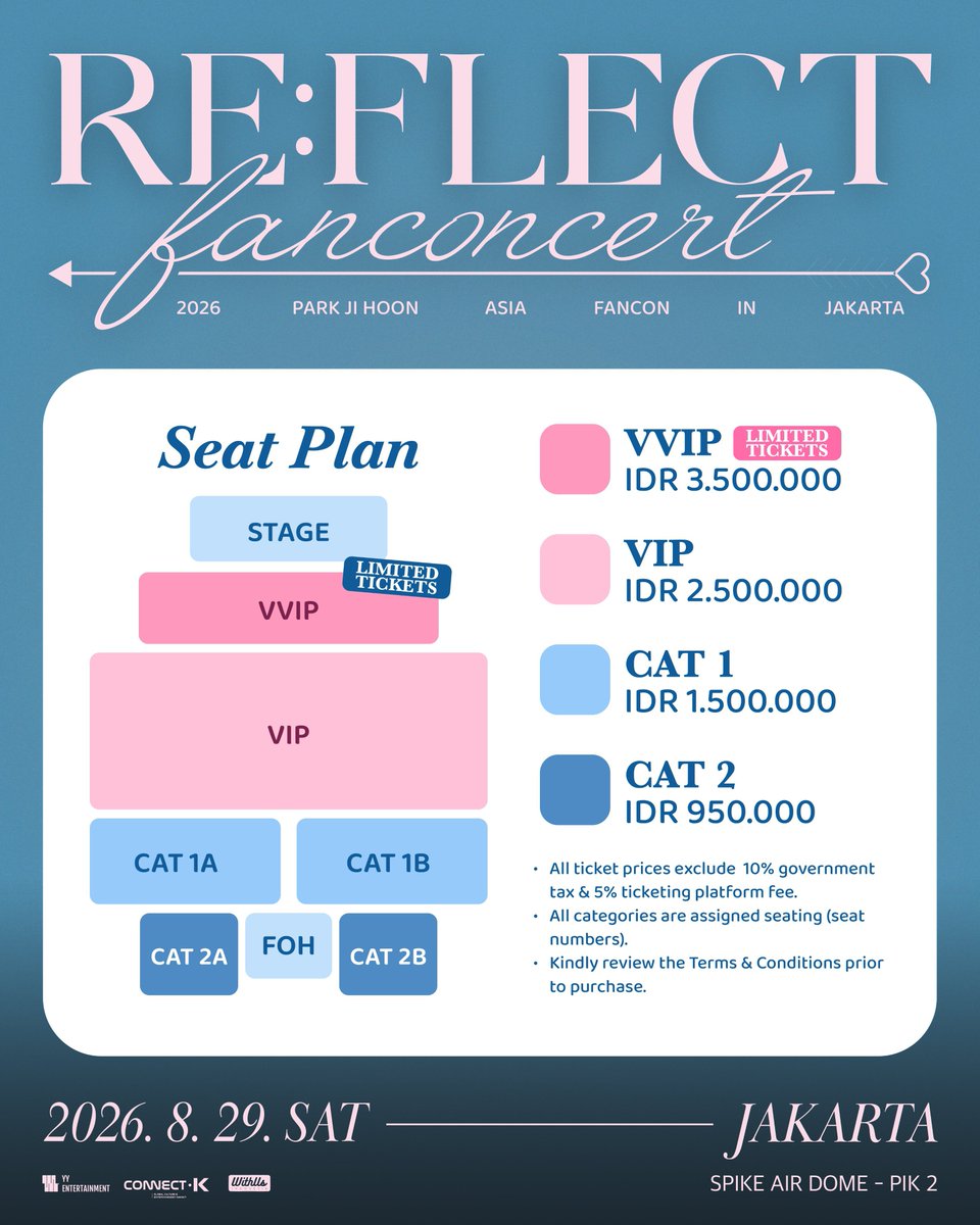 jnchanaa's tweet photo. 🪻OPEN JASWAR/JASTIP TIKET 🪻

2026 PARK JI HOON ASIA FANCON RE:FLECT IN JAKARTA

📌Tiket pakai data sendiri
📌Bisa pembayaran sendiri
📌Secured 3,100+ tickets world wide ✨

💭DM aku or @/rebornjxc on instagram untuk booking atau informasi lebih lanjut 💕💌 https://t.co/5Jn8fM3Fe1