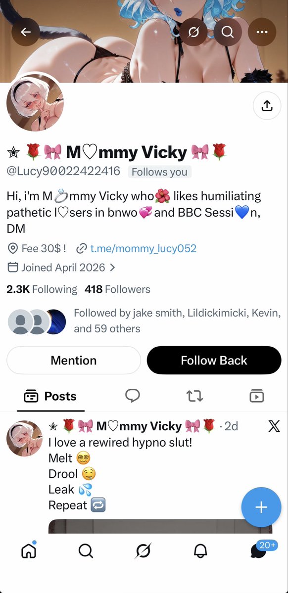 Mommyvicky12's tweet photo. I don’t know who is this guys I just want a massive report guys when done report comment done and get a free sesssion😵‍💫❤️#sissy https://t.co/ncTOy8MS3v