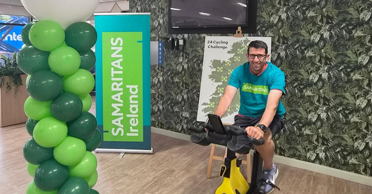 Intel_IRL's tweet photo. July 24th (24/7) is the @SamaritansIRL Awareness Day and we are proud to get involved by completing a 24 hour cyclethon at our Leixlip campus.

We began at 12pm today and our employees will cycle through the night to raise awareness for the #Samaritans and their 24-hour helpline. https://t.co/dFVKZbm1Jp