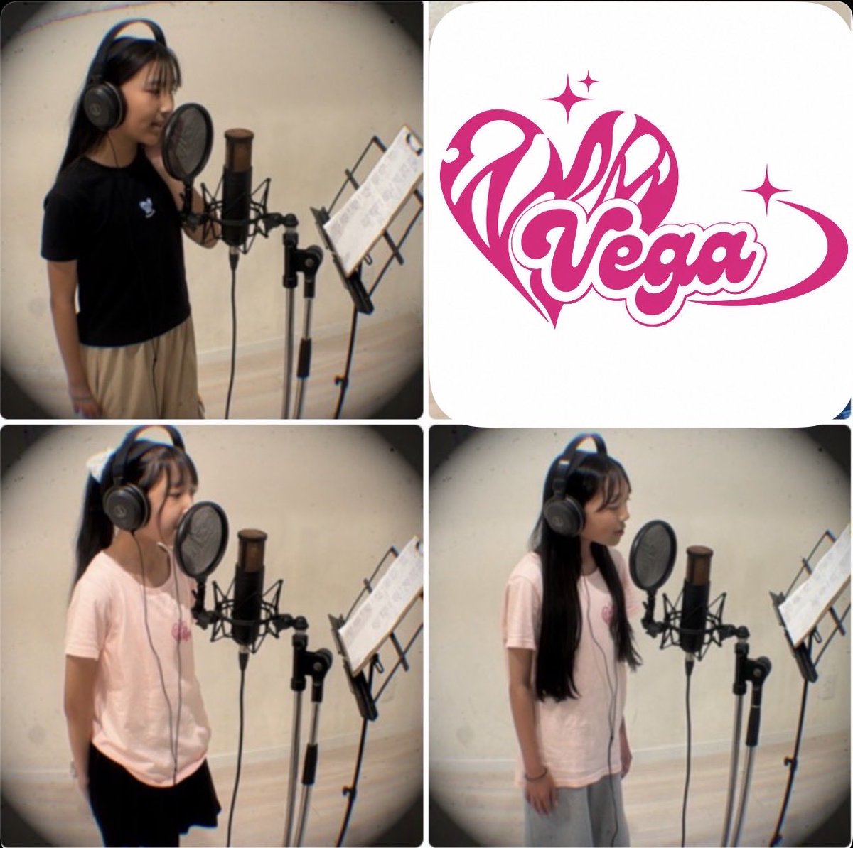 Vega__official's tweet photo. いつになく、真剣な眼差し！
初の𝗿𝗲𝗰𝗼𝗿𝗱𝗶𝗻𝗴🎧

『真夏のメトロノーム』♬.*ﾟ
まだまだ夏はこれからですよぉ～✨️

#真夏 #新曲 

8/15お披露目です
遊びに来てください(*´˘`*)♥
#CadillacCafe 

@kuu_kudou 
@Nina__vega 
@Raimu_Vega 
@vsd_promotion https://t.co/t0hwKLFJFP