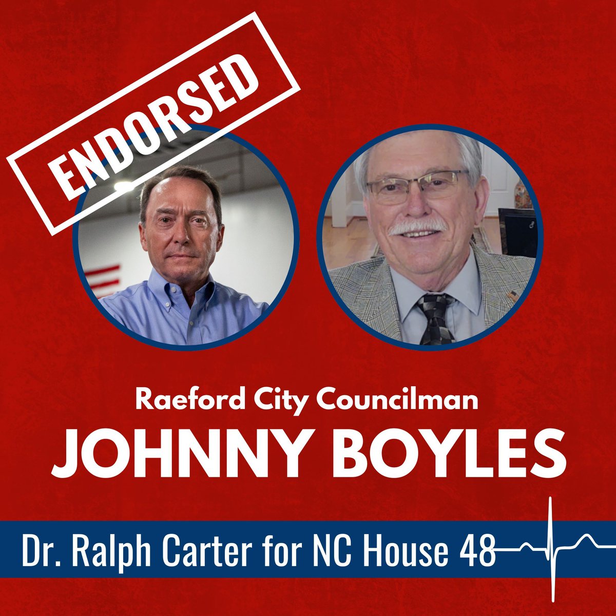 ralphcarternc's tweet photo. I am proud to accept the endorsement of Johnny Boyles, Raeford City Council Member!
#RalphCarterForNCHouse #RalphCarterForDistrict48 #TeamCarter #GOTV #NCDistrict48 #NCGA #HokeCounty #HokeCountyNC #StrongerUnited #ElevateHoke #ScotlandCountyNC https://t.co/0wEGwvDKjb