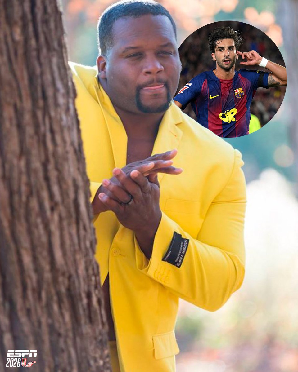 ESPNDeportes's tweet photo. Laporta viendo que ahora sí puede pedirle 100 millones al PSG por Ferran. 🥵 🥵 🥵 https://t.co/A0gZ5p1vh5
