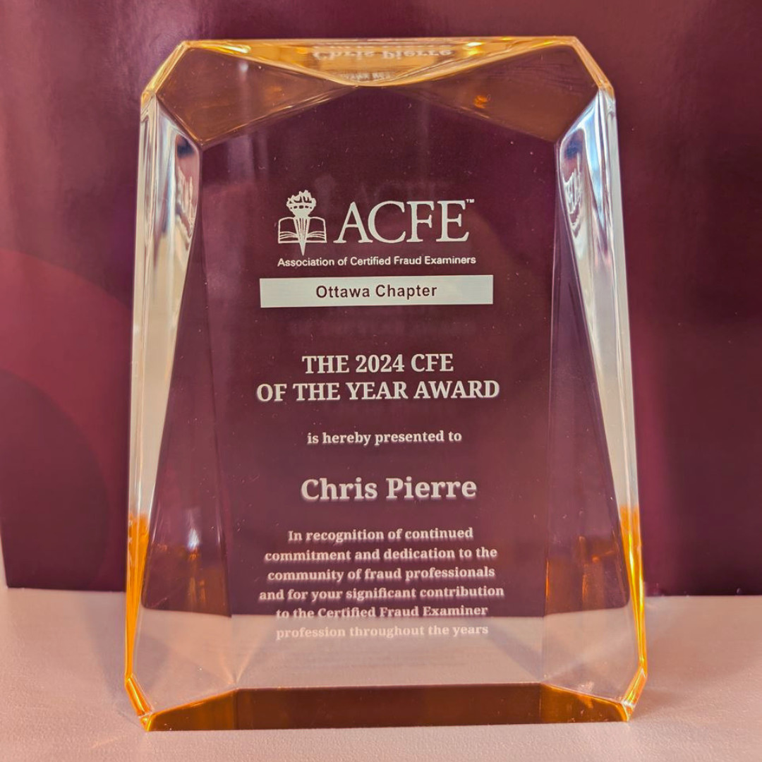 Key_North's tweet photo. In 2024, Chris Pierre received the CFE of the Year Award from ACFE's Ottawa Chapter for his commitment to the fraud examination profession.

He was recently back on the ACFE stage, presenting on open-source intelligence methods shaping modern investigations.

#keynorth #ACFE #CFE https://t.co/DNBXysEE3Q