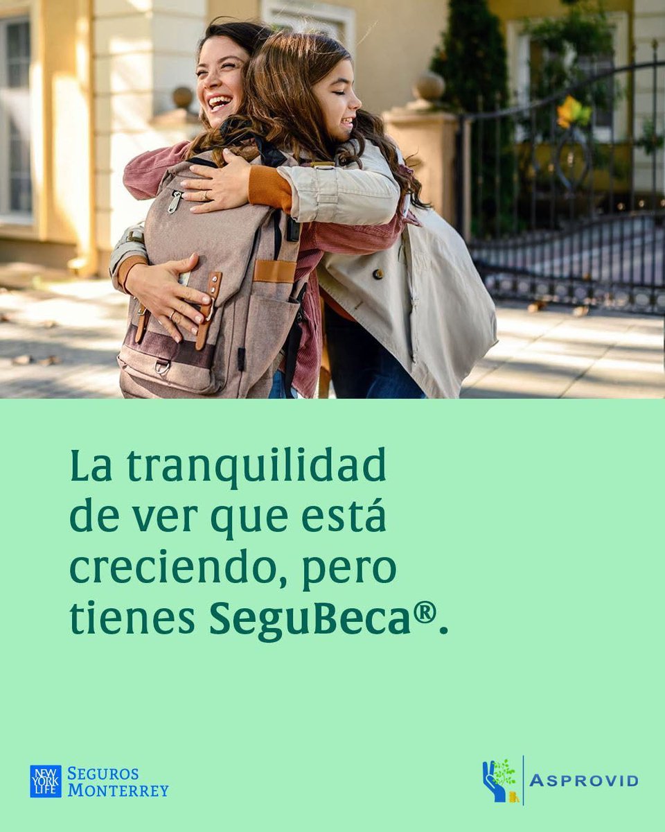 asprovid's tweet photo. Prepárate para enfrentar esta etapa y proteger los estudios de tus hijos incluso si llegas a faltar. https://t.co/DpJ7Rhostl