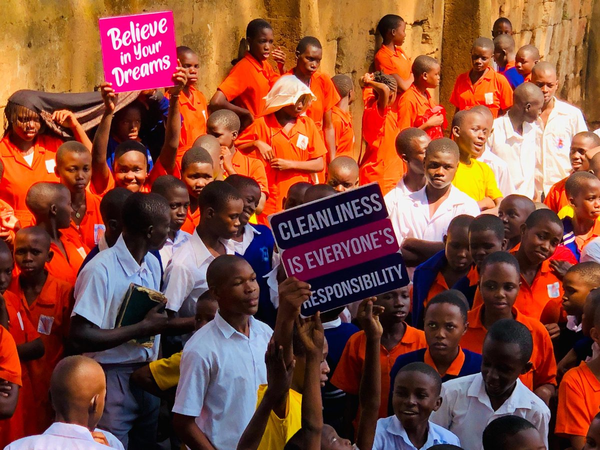 MagentaGirlsNGO's tweet photo. A violence free Uganda begins wih one conversation, one school, &amp; one courageous voice at a time.
Thank you to the students, teachers, &amp; our partner, @RCKSI for supporting us to prevent #GBV &amp; creating a future where every child is safe &amp; valued.
#PreventGBV #BreakTheSilence https://t.co/vZmARdOiu2