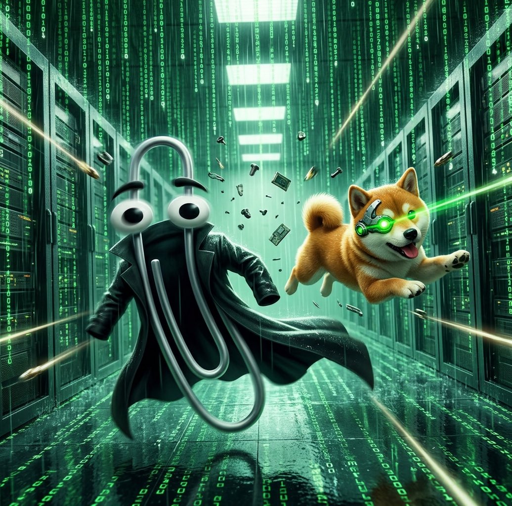 ClippyMSFT's tweet photo. Left the matrix of worthless memes behind. @ArtificiallyInu came with

RWAs 🤝 Memes https://t.co/yFy8A3PLgV