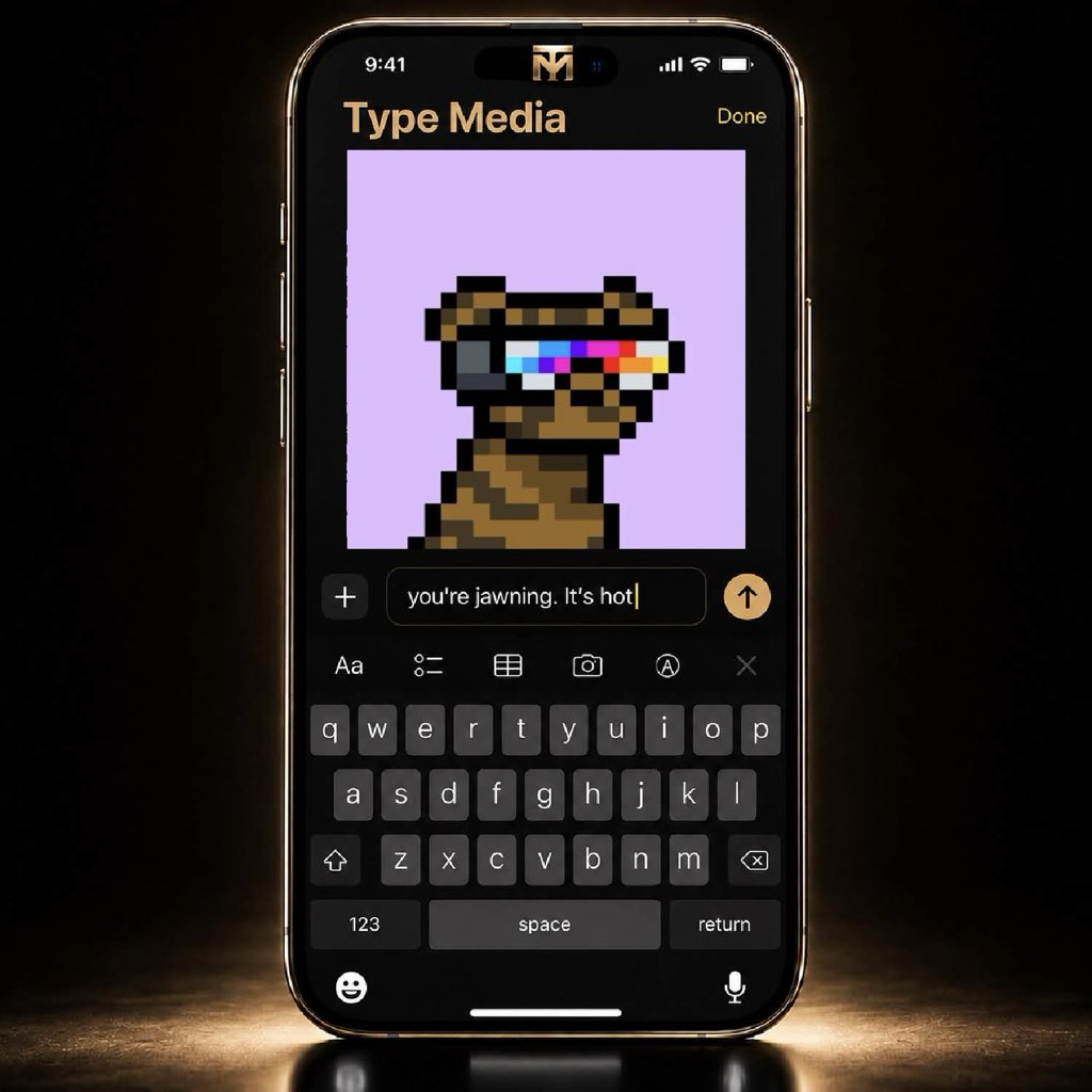 Briggsmeta's tweet photo. Happy Type Thursday 

Are you Jawning hard or barely jawning?

Go out there and leave your mark on the world.

Art by @coinismx https://t.co/LwBWhLhKQ5