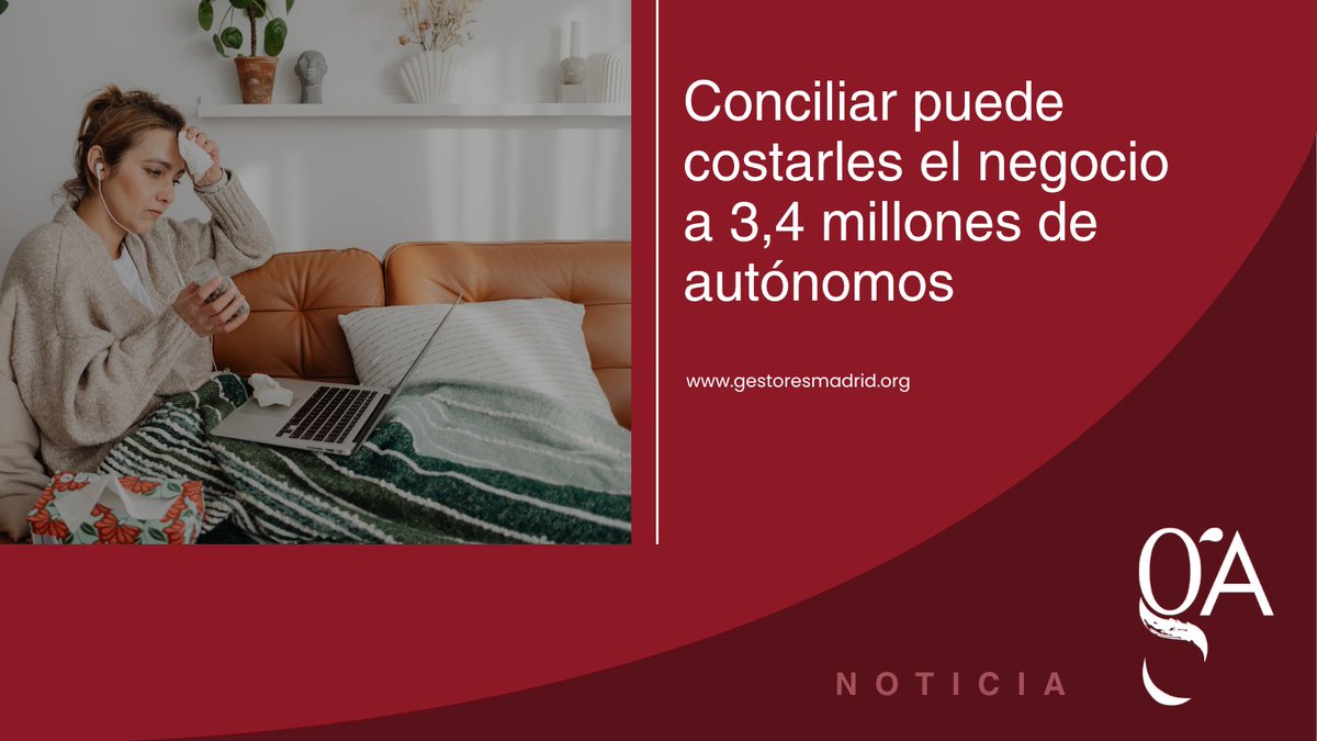 ColegiogAMadrid's tweet photo. 💼El informe del Observatorio de Gestión Pública del #ICOGAM ha desvelado que las pérdidas económicas suponen una barrera para que la conciliación pueda ser real para el empresario #autónomo.
Los #GestoresAdministrativos pedimos políticas que protejan su negocio y modo de vida. https://t.co/GAOqmOnIUL