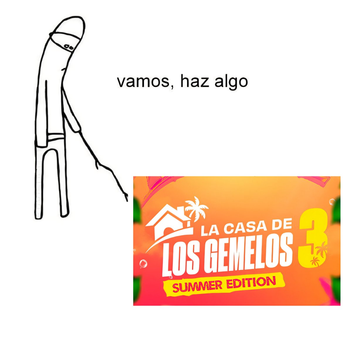 loca_del_monyo's tweet photo. no se, una prueba que genere conflicto, concursantes que no estén en Marina D'or,...
#casagemelos3 https://t.co/4sOdT7kfob