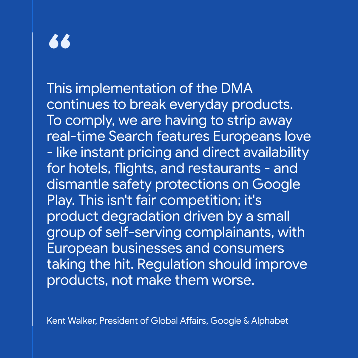 googlepubpolicy's tweet photo. Our statement on the European Commission's Search &amp; Play Digital Markets Act (DMA) decision: https://t.co/nQWlJQxRo6