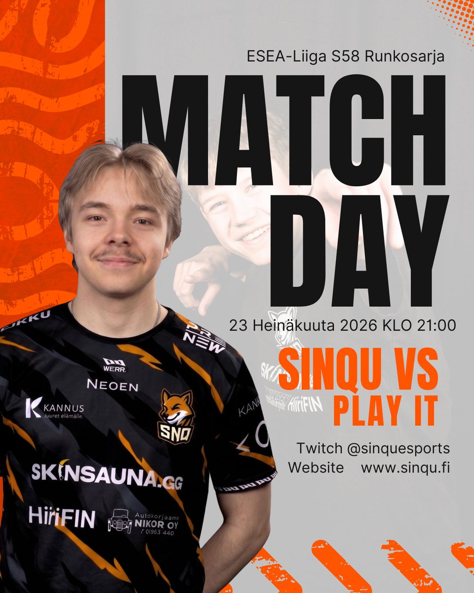 SINQUESPORTS's tweet photo. Enää reilu pari tuntia illan äärimmäisen kriittisen Suomi vs Ranska CS2-ottelun alkuun 🔥

Kiitos kaikille ensimmäisissä lähetyksissä olleille ja tulukaahan tänäänkin messiin jos vain suinkin kerkiätte ❤️

Linkki suomenkieliseen ottelulähetykseen kommenteissa! 🇫🇮

#CS2 #esportsfi #CS2Suomi