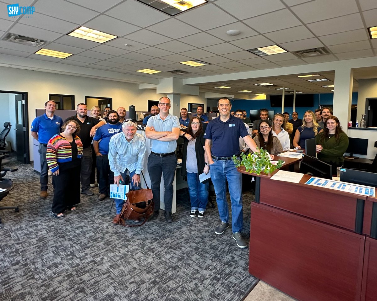 skycompIT's tweet photo. Early morning, we kicked off the day with our quarterly team meeting, joined once again by our trusty friend from Owl Labs.
These meetings are a chance to reflect on what's working, explore new ideas, and discuss how we can continue improving for YOU ๐
#Skycomp #TeamCulture https://t.co/HKS2btrEaY