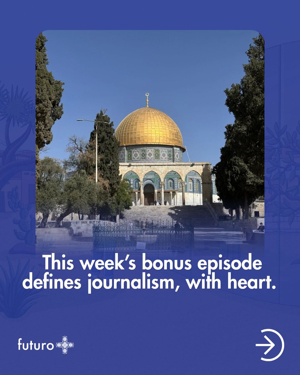 LatinoUSA's tweet photo. After traveling with Maria Hinojosa and a group of U.S. students and academics to her homeland in Palestine, Latino USA’s Lead Producer Nour Saudi recounts her journey to the occupied West Bank.

Subscribe to Futuro +, for the episode:
https://t.co/ACaub6wtCM https://t.co/RRfS9p6XBF
