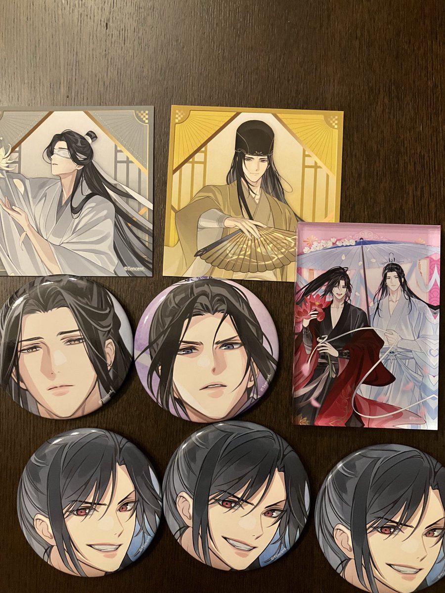 asatedu's tweet photo. 魔道祖師 花神くじ
兄上と薛洋が多くて魏嬰はきてくれなかったけど、忘羨のアクリルブロックが嬉しい！ https://t.co/qmGOYevqS9